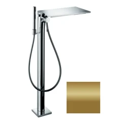 Смеситель для ванны Axor Massaud, однорычажный, напольный, полированная бронза арт. 18450130