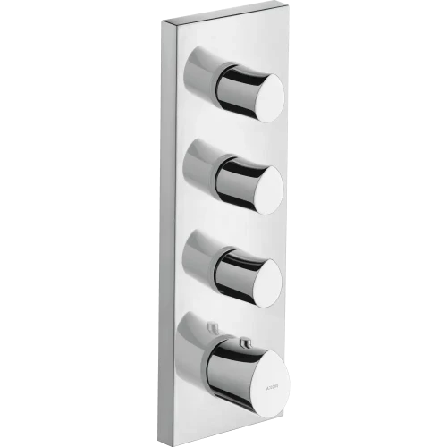 Купить купить модуль термостата axor starck organic, 360/120, скрытого монтажа, полированный никель арт. 12717830