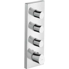 Модуль термостата Axor Starck Organic, 360/120, скрытого монтажа, полированный никель арт. 12717830