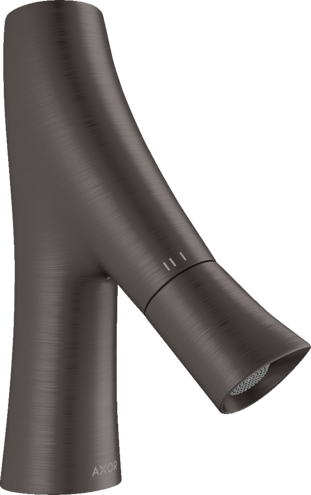 Купить купить кран без сливного набора axor starck organic 50, шлифованный черный, хром арт. 12110340