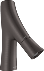 Кран без сливного набора Axor Starck Organic 50, шлифованный черный, хром арт. 12110340