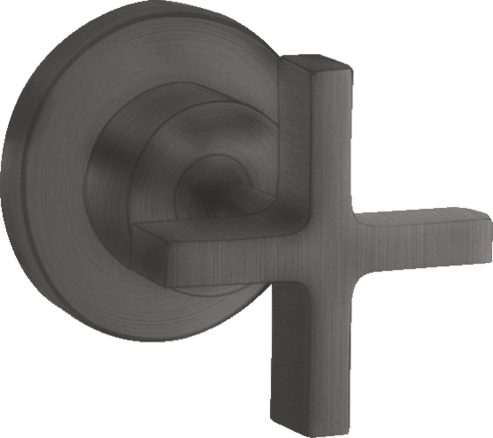 Купить купить запорный вентиль axor citterio с крестообразной рукояткой, матовый черный, хром арт. 39965340