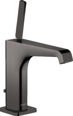 Смеситель для раковины AXOR Citterio E 130 мм со сливным гарнитуром, полированный черный, хром арт. 36100330