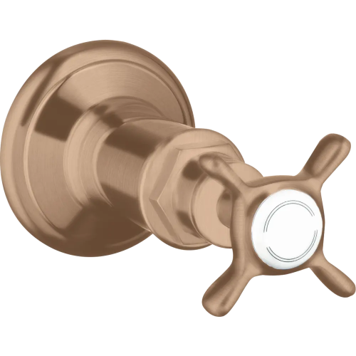 Купить купить запорный вентиль axor montreux для скрытого монтажа 1/2 и 3/4 матовое красное золото арт. 16871310