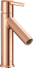 Купить купить смеситель для раковины axor starck 100, однорычажный, с рычаговой рукояткой, с не запираемым сливным набором, полированное красное золото арт. 10003300