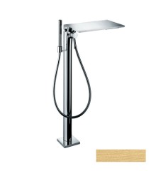 Смеситель для ванны Axor Massaud, однорычажный, напольный, шлифованное золото арт. 18450250