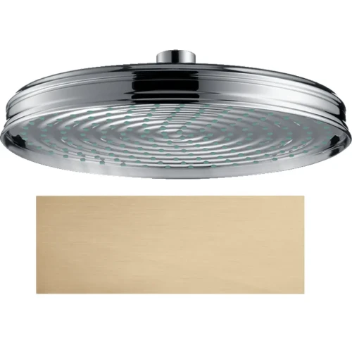 Купить купить верхний душ axor montreux, 240 мм, шлифованная бронза арт. 28474140