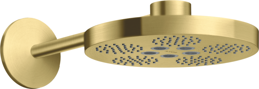 Купить купить верхний душ axor one 280 2jet с держателем, шлифованная медь арт. 48492950