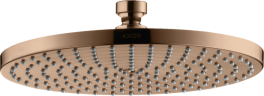 Купить купить верхний душ axor starck 240 1jet, полированное красное золото арт. 28494300