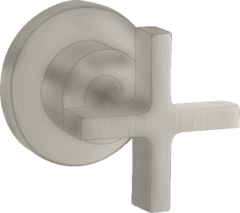 Запорный вентиль AXOR Citterio с крестообразной рукояткой, сталь арт. 39965800