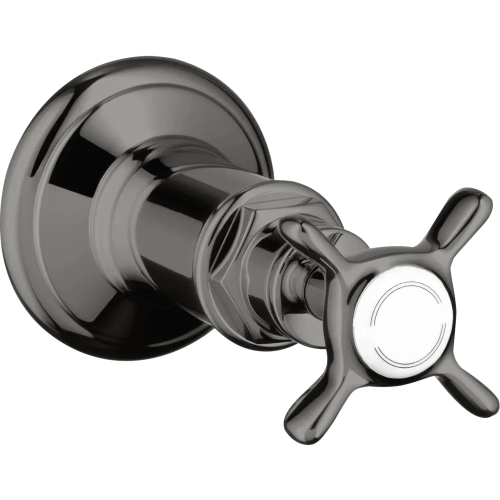 Купить купить запорный вентиль axor montreux для скрытого монтажа 1/2 и 3/4 полированный черный, хром арт. 16871330