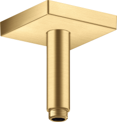 Потолочное подсоединение для душа Axor ShowerSolutions, 100 мм, квадрат, шлифованное золото арт. 26437250