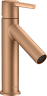 Купить купить смеситель для раковины axor starck 100, однорычажный, с рычаговой рукояткой, с не запираемым сливным набором, шлифованная бронза арт. 10003140