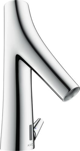 Купить купить смеситель для раковины axor starck organic, электронный, с регулировкой температуры, питание от сети 230v, хром арт. 12173000