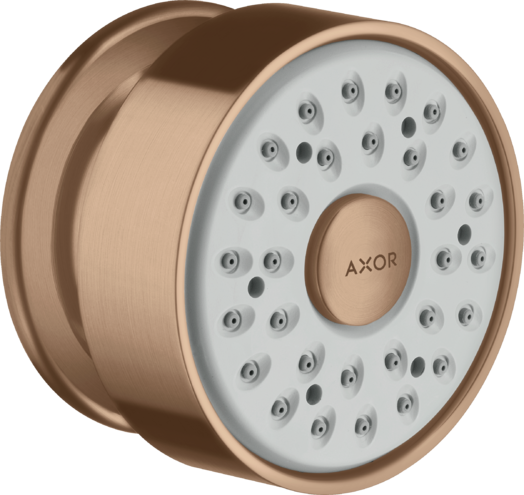 Купить купить боковая форсунка душа axor, 1 jet, круглая, шлифованное красное золото арт. 28464310