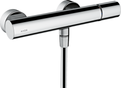 Смеситель для душа AXOR Uno с рукояткой Zero внешнего монтажа, шлифованный черный, хром арт. 45600340