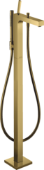 Смеситель для ванны AXOR Citterio напольный, с тонкой рукояткой, полированное золото арт. 39451990