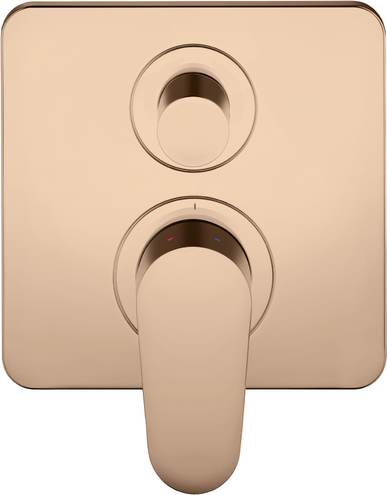 Купить купить смеситель для ванны axor citterio m для скрытого монтажа, полированное красное золото арт. 34425300