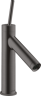 Купить купить смеситель для раковины axor starck 90, однорычажный, с тонкой рукояткой, с не запираемым сливным набором, шлифованный черный, хром арт. 10117340