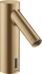 Смеситель для раковины Axor Starck, электронный, без регулировки температуры, питание от батареек, шлифованная бронза арт. 10106140