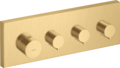 Модуль термостата AXOR ShowerSolutions 360/120, для 3 потребителей, скрытого монтажа, шлифованное золото арт. 10751250