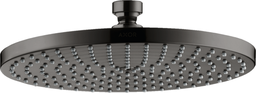 Купить купить верхний душ axor starck 240 1jet, полированный черный, хром арт. 28494330