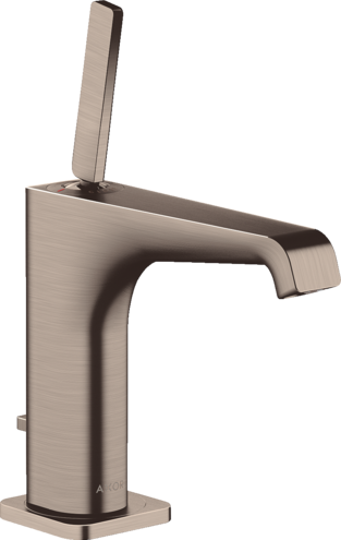 Купить купить смеситель для раковины axor citterio e 130 мм со сливным гарнитуром, матовый никель арт. 36100820
