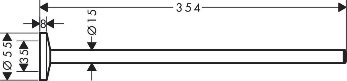 Купить купить полотенцедержатель axor universal circular, полированный черный, хром арт. 42826330