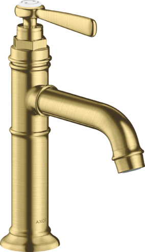 Купить купить смеситель для раковины axor montreux 100, однорычажный, с рычаговой рукояткой, с не запираемым сливным набором, шлифованная медь арт. 16516950