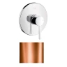 Купить купить смеситель для душа axor starck, однорычажный, скрытого монтажа, с плоской рычаговой рукояткой, полированное красное золото арт. 10614300