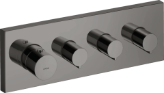 Модуль термостата AXOR ShowerSolutions 360/120, для 3 потребителей, скрытого монтажа, полированный черный, хром арт. 10751330