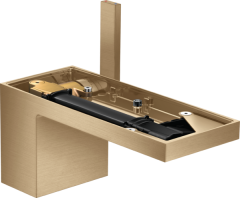 Смеситель для раковины AXOR MyEdition 70 со сливным клапаном Push-Open без панели, матовая бронза арт. 47012140