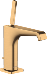 Смеситель для раковины AXOR Citterio E 130 мм со сливным гарнитуром, матовая латунь арт. 36100950