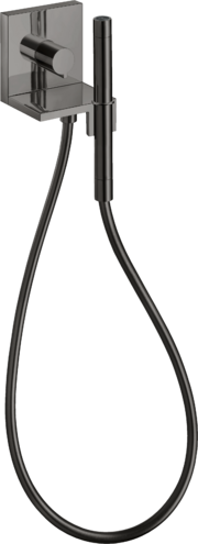 Купить купить модуль ручного душа axor showersolutions 120/120, скрытого монтажа, квадратный, полированный черный, хром арт. 10651330