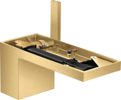 Смеситель для раковины AXOR MyEdition 70 со сливным клапаном Push-Open без панели, матовое золото арт. 47012250