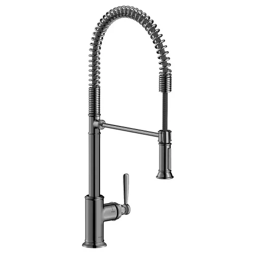 Купить купить смеситель для кухни axor montreux 210, semi-pro, однорычажный, полированный черный, хром арт. 16582330