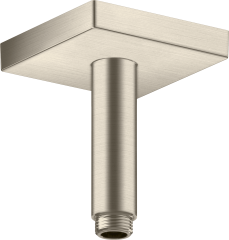 Потолочное подсоединение для душа Axor ShowerSolutions, 100 мм, квадрат, шлифованный никель арт. 26437820