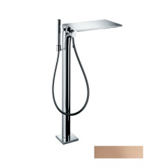 Смеситель для ванны Axor Massaud, однорычажный, напольный, полированное красное золото арт. 18450300