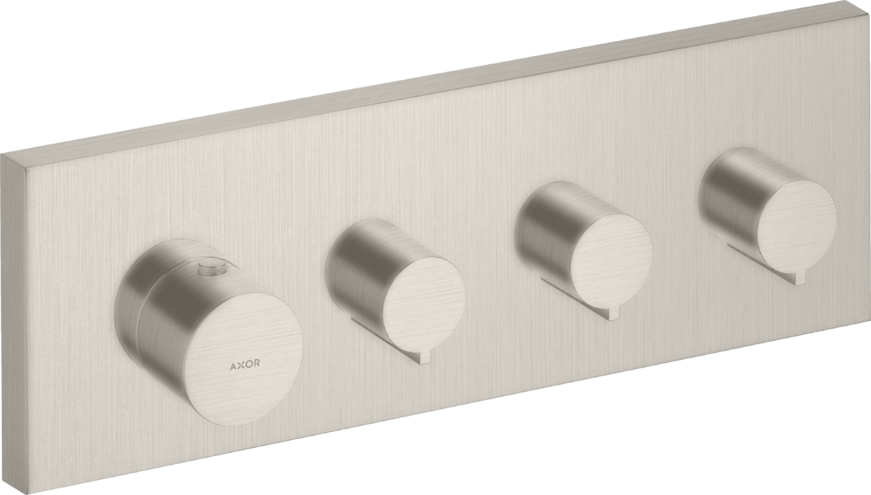 Купить купить модуль термостата axor showersolutions 360/120, для 3 потребителей, скрытого монтажа, сталь арт. 10751800