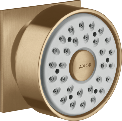 Купить купить боковая форсунка axor 1jet, квадратная, шлифованная бронза арт. 28469140