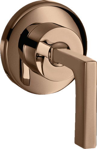 Купить купить запорный вентиль axor citterio с рычаговой рукояткой, полированное красное золото арт. 39960300