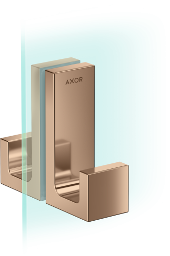 Купить купить ручка двери душа axor universal rectangular, полированное красное золото арт. 42639300