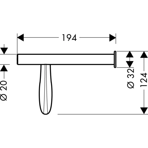 Купить купить держатель для туалетной бумаги axor massaud, хром арт. 42236000