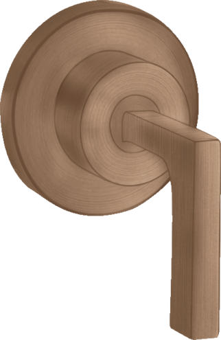 Купить купить запорный вентиль axor citterio с рычаговой рукояткой, матовое красное золото арт. 39960310