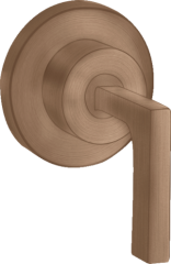 Запорный вентиль AXOR Citterio с рычаговой рукояткой, матовое красное золото арт. 39960310