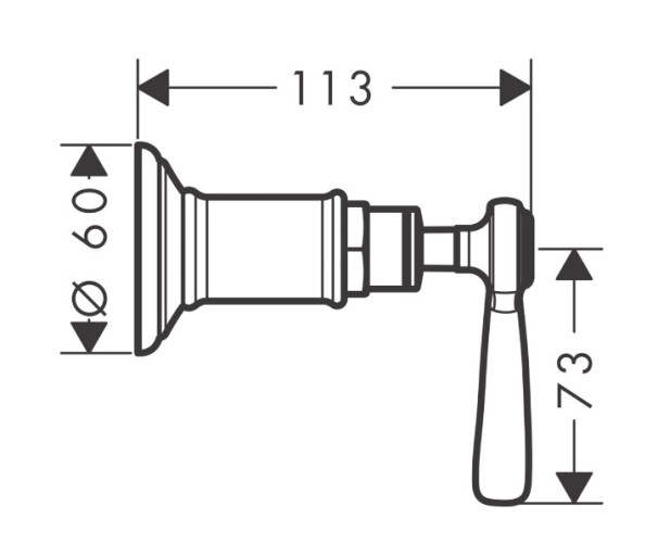 Купить купить запорный вентиль axor montreux, с рычаговой рукояткой, скрытого монтажа, с рычаговой рукояткой, шлифованное красное золото арт. 16872310