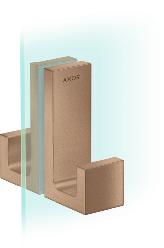 Купить купить ручка двери душа axor universal rectangular, матовое красное золото арт. 42639310