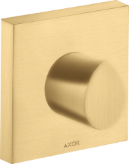 Запорный вентиль Axor Starck Organic, 120/120, скрытого монтажа, шлифованное золото арт. 12771250