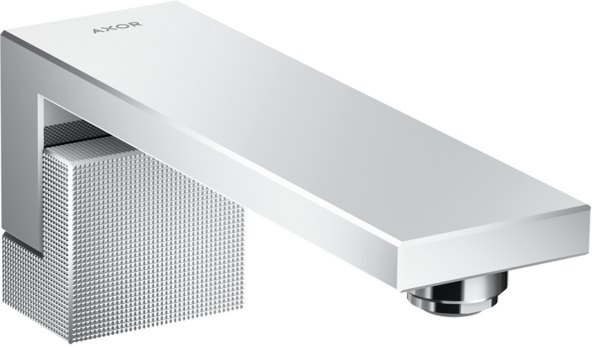 Купить купить излив на ванну axor edge с алмазной огранкой, хром арт. 46411000