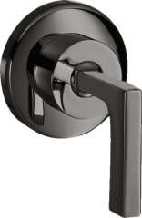 Запорный вентиль AXOR Citterio с рычаговой рукояткой, полированный черный, хром арт. 39960330